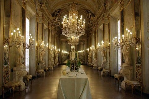The Royal Palace of Genoa - Mirror's Room.