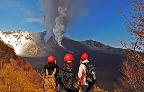 Morning View of Mount Etna