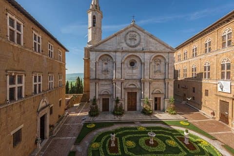 Main square in Pienza