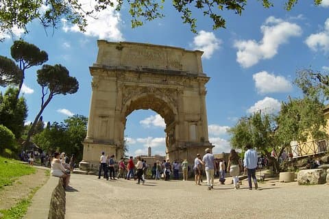 The Arch of Titus in the Forum