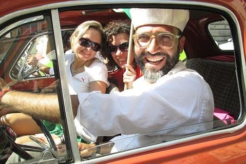 FIAT 500 chauffeured tour, you & happiness!