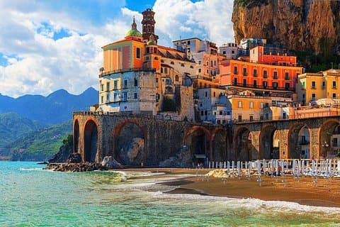 view of Amalfi Coast