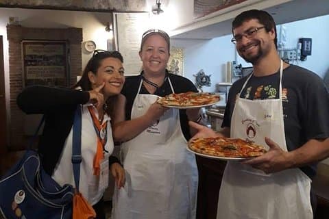 lunch pizza time