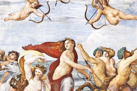 Raphael Painting at Villa Farnesina