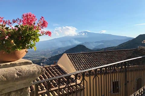 Mt Etna from Castelmola