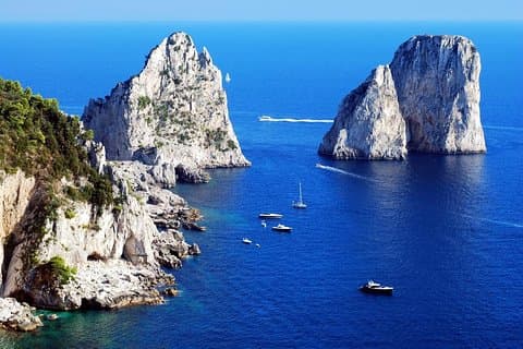 Rome to Capri Private Boat Day Trip
