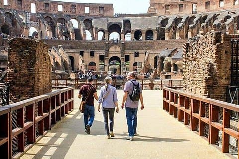 Rome ColosseumExclusive Colosseum Gladiator's Arena Floor & Roman Forum Guided Tour|VIP Entry Tour