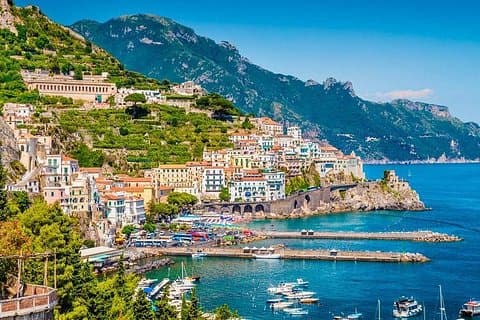 Grand Tour to Pompeii (with private guide) & the Amalfi Coast from Rome & back