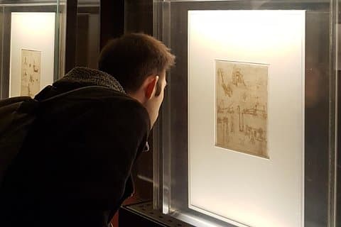 Pinacoteca Ambrosiana and da Vinci's Codex Atlanticus admission in Milan