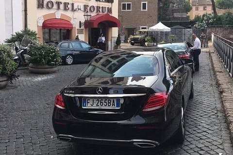 Pick up at a hotel in Rome
