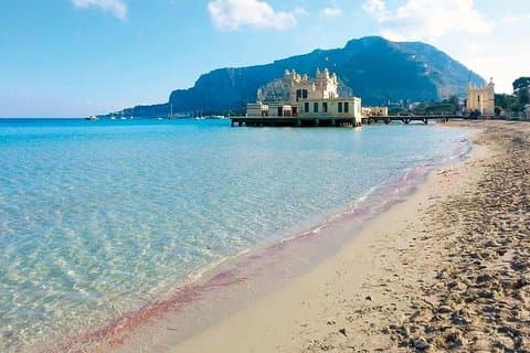 mondello beach