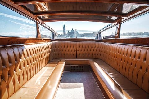 Interior of a Water Taxi