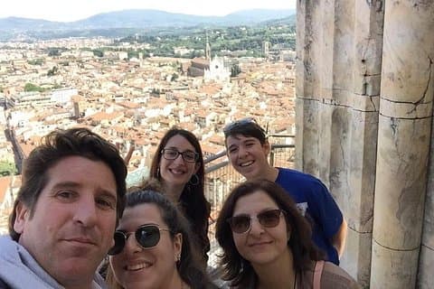 up to THE DOME with a beautiful family