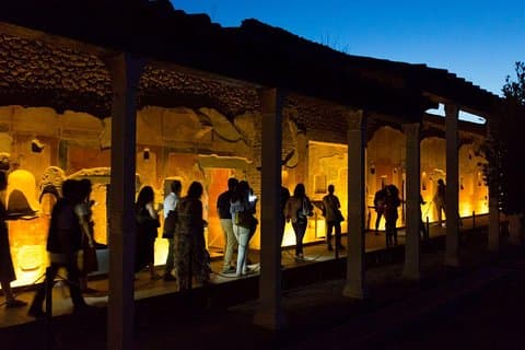 Explore Pompeii with an Archaeologist by night