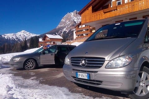 Dolomite mountains chauffeur service