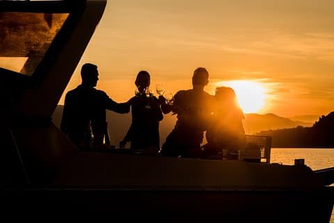 Cinque Terre - aperitif onboard
