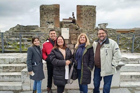 With nice Spaniards
