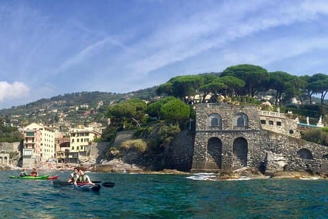 Paddling Genoa secret coast