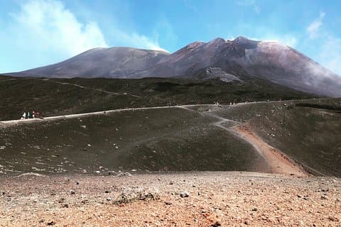 View of the active craters from 2900 mt