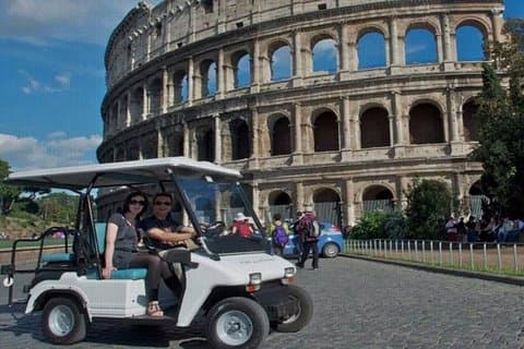 Rome by golf-cart tour full day tour