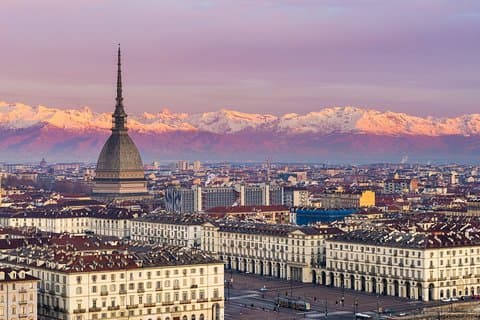 Turin, from Milan, private guided tour, by car.