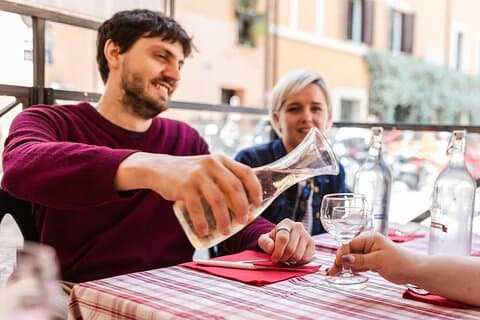 Roman wine tasting