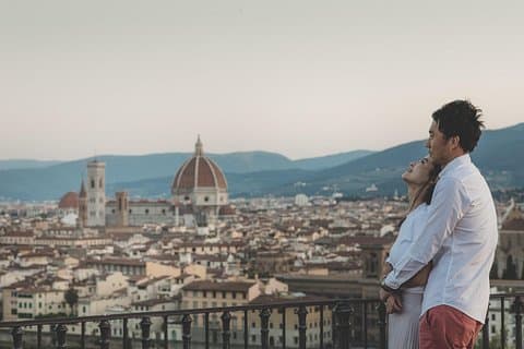 engagement in Florence-Firenze