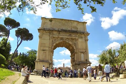 The Arch of Titus in the Forum