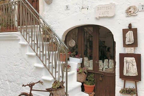 Day Tour of Ostuni, Martina Franca, Alberobello from Bari