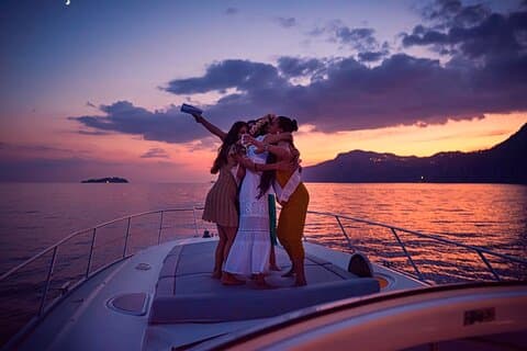 Sunset Tour by Luxury Boats Positano