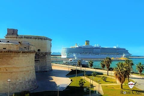 Civitavecchia Cruise Ship to Fiumicino Airport Private Transfer