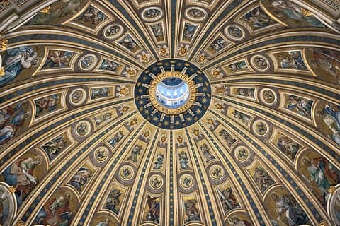 Dome of St. Peter seen from the inside