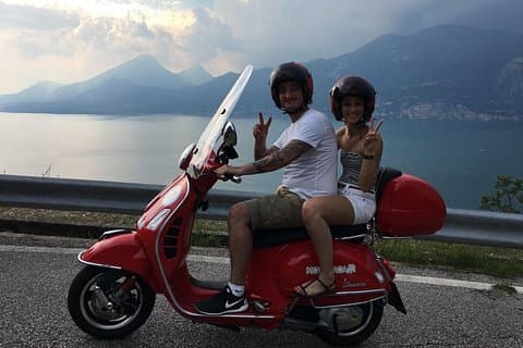 Vespa scooter tour on lake Garda