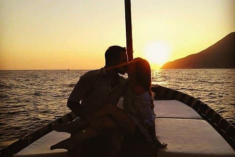 Romantic sunset