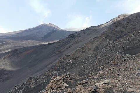 Valle del Bove and view of the South-East crater