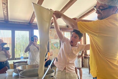 Amalfi: pasta fresca, mozzarella e tiramisù