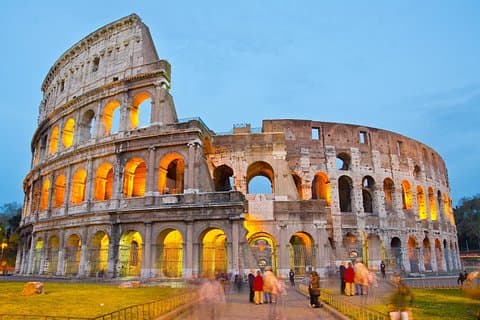 Colosseum by Evening Guided Tour with Optional Arena Floor Access