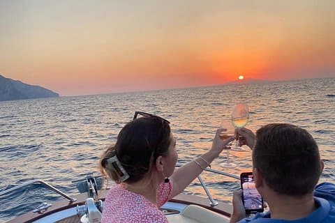 3-Hour Private Sunset Boat Tour in Sorrento