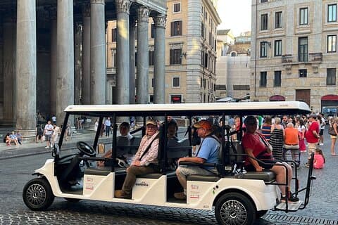 Rome Unveiled: Private Golf Cart Journey Through Ancient Wonders