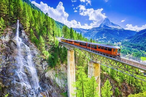 Bernina Express & St. Moritz Private Tour from Milan by Car