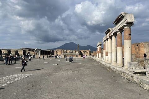 Guided Tour to Pompeii Ruins and Vesuvius from Sorrento