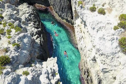 Tropea to Capo Vaticano, the Best Boat Tour. Max 8-12 Passengers