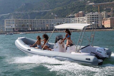 Predator 6 meter inflatable boat rental without license