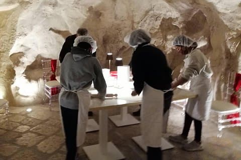 Cooking class in a cave restaurant in the Sassi of Matera