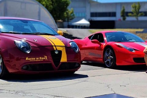 Alfa Romeo and Ferrari