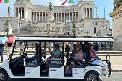 Golf cart private tour of Rome