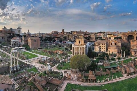 Rome Palatine Hill, Roman Forum, Colosseum Panoramic Views Tour