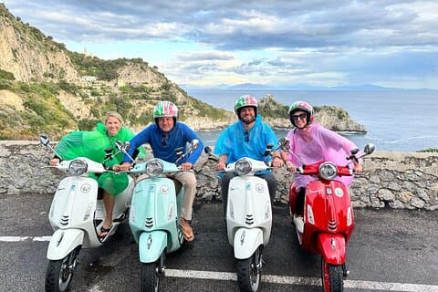 Authentic Vespa Tour of Amalfi Coast Positano and Ravello visit
