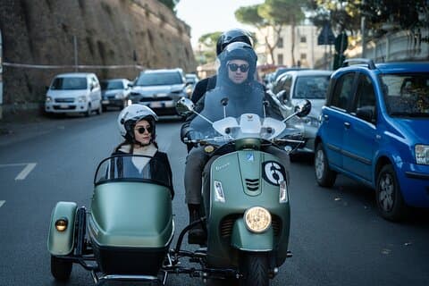 Private Vespa Sidecar Tour with Hotel Pickup