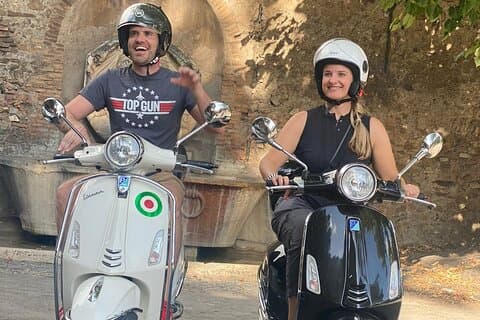 Pure joy on two wheels in the heart of Rome!!